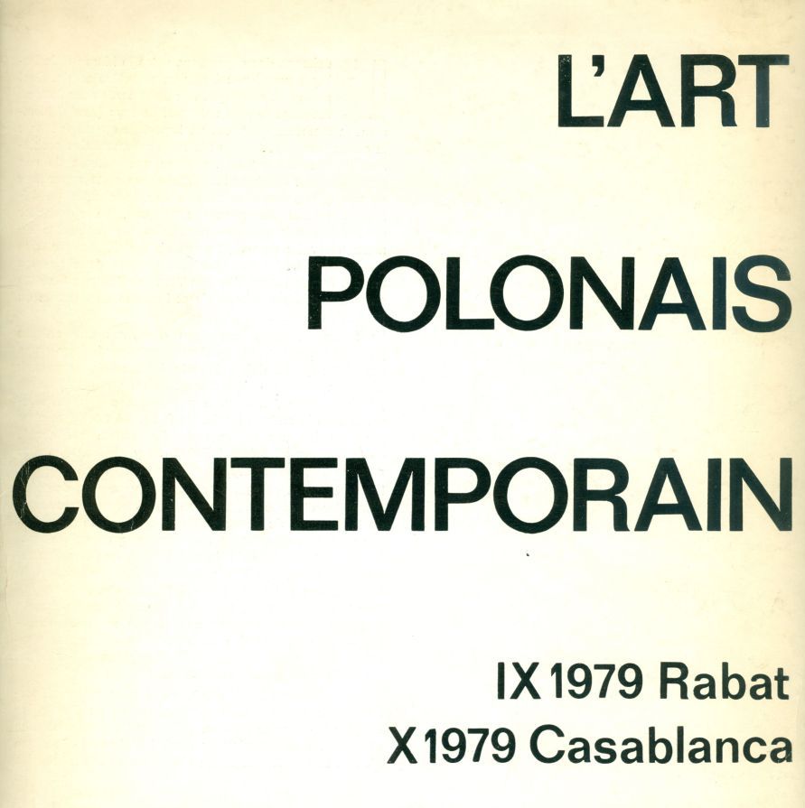 Katalog    L art Polonais Conteporain