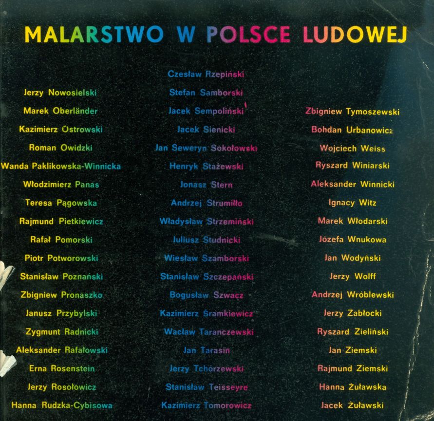 Katalog Stefan Gierowski  Malarstwo w Polsce ludowej