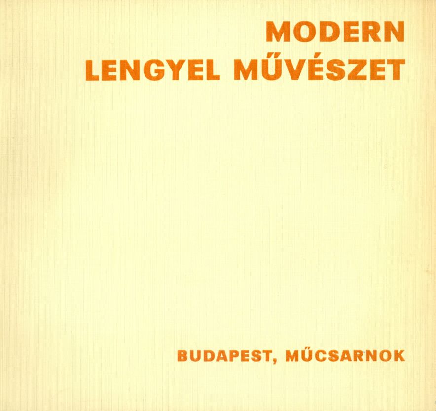 Katalog Stefan Gierowski  Modern Lengyel Muveszet