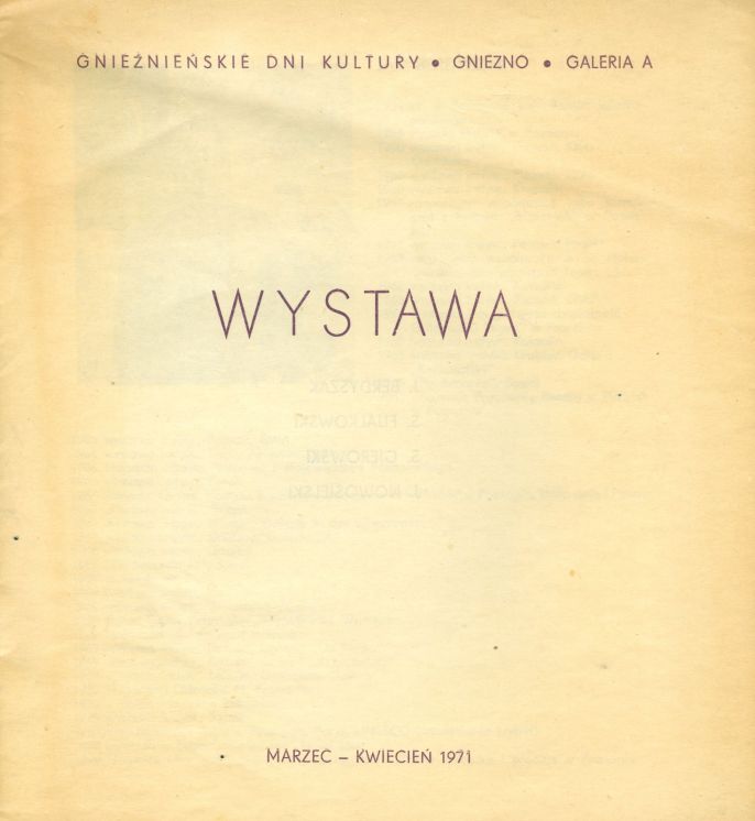 Katalog Stefan Gierowski  Wystawa