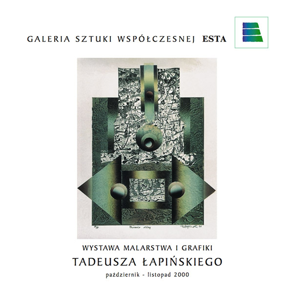 Katalog Tadeusz Łapiński  Wystawa Grafiki i Malarstwa