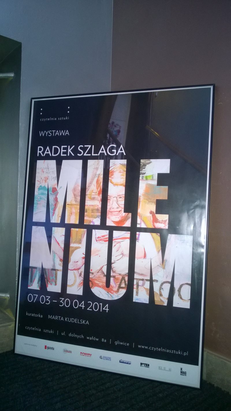 Plakat wystawy Milenium Radek Szlaga
