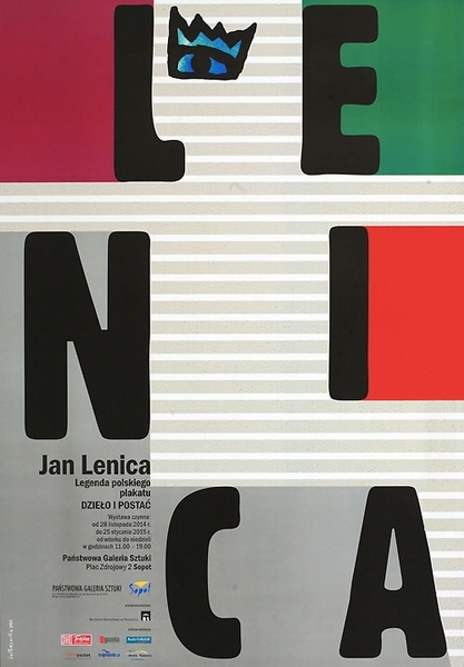 Rosocha Wiesław, Jan Lenica, plakat, 2014
